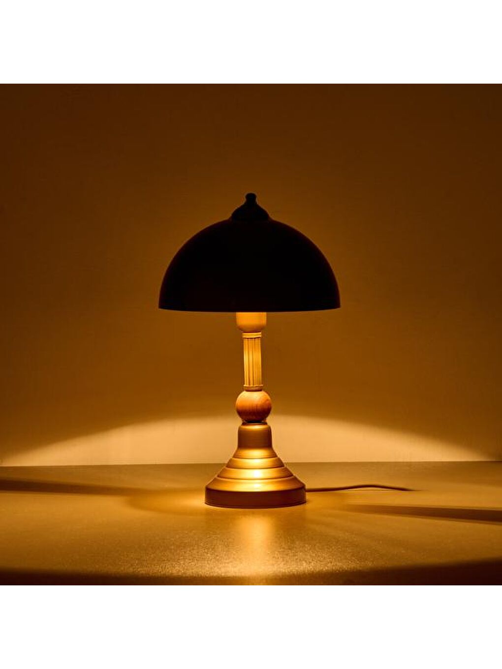 Evidea Kahverengi Lighting Walford Abajur - Eskitme - 2