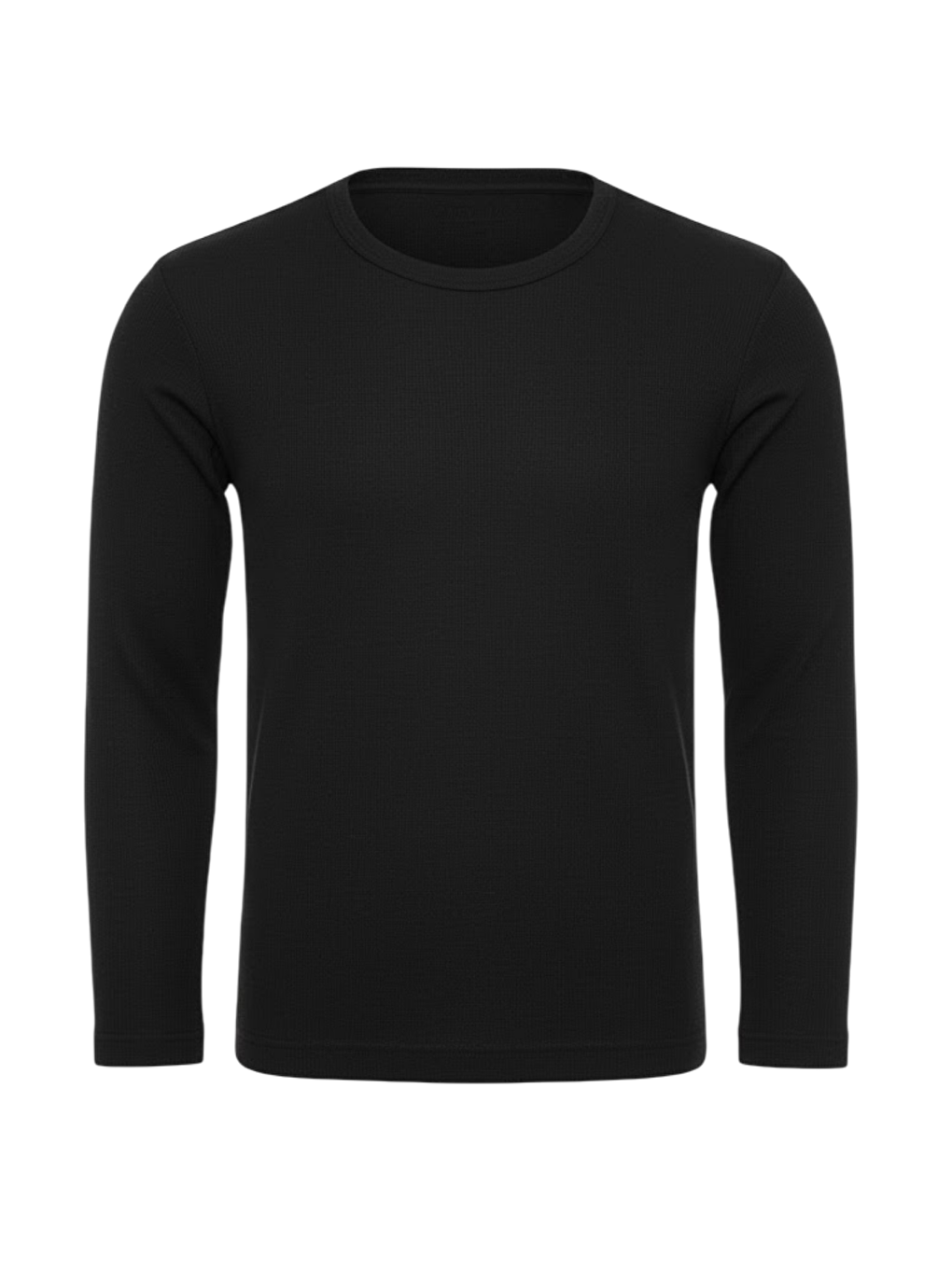 Siyah Erkek Çocuk Uzun Kol Termal Üst Içlik 6390-1