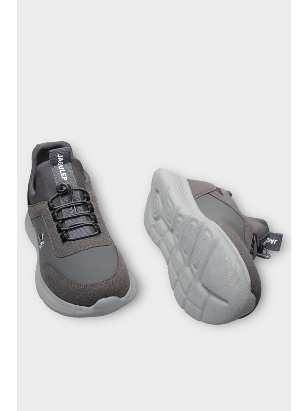 Gri Unisex Günlük Cilt Rahat Snekaer Spor Ayakkabı Füme-2
