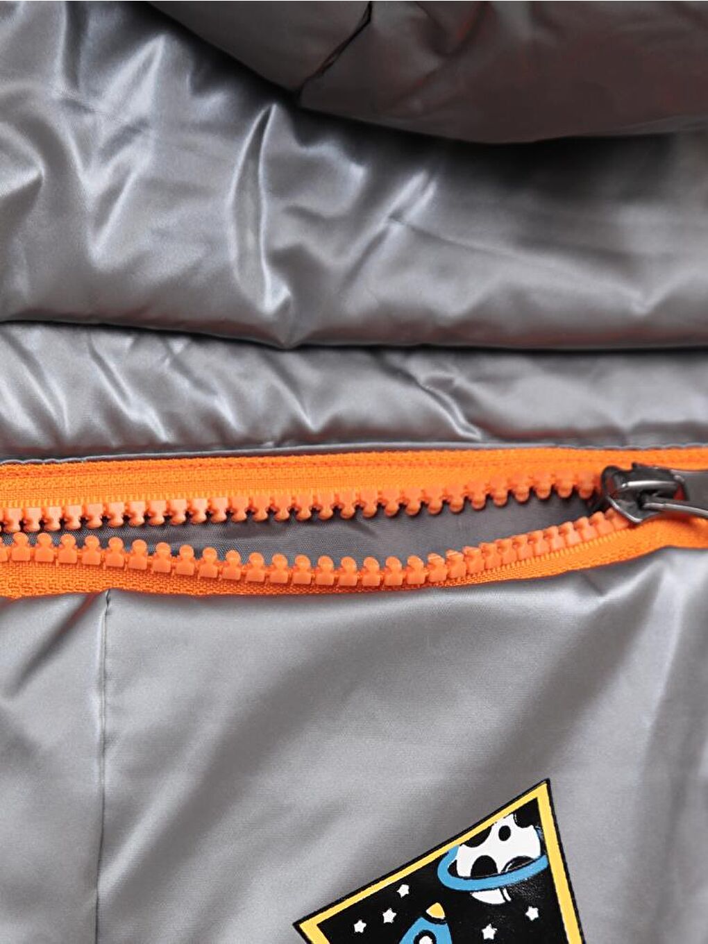 Boys Astronot Baskılı 2-5 Yaş Mont - Gri 4-5 Yaş-3