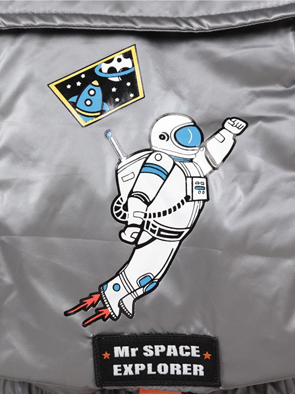 Boys Astronot Baskılı 2-5 Yaş Mont - Gri 4-5 Yaş-6