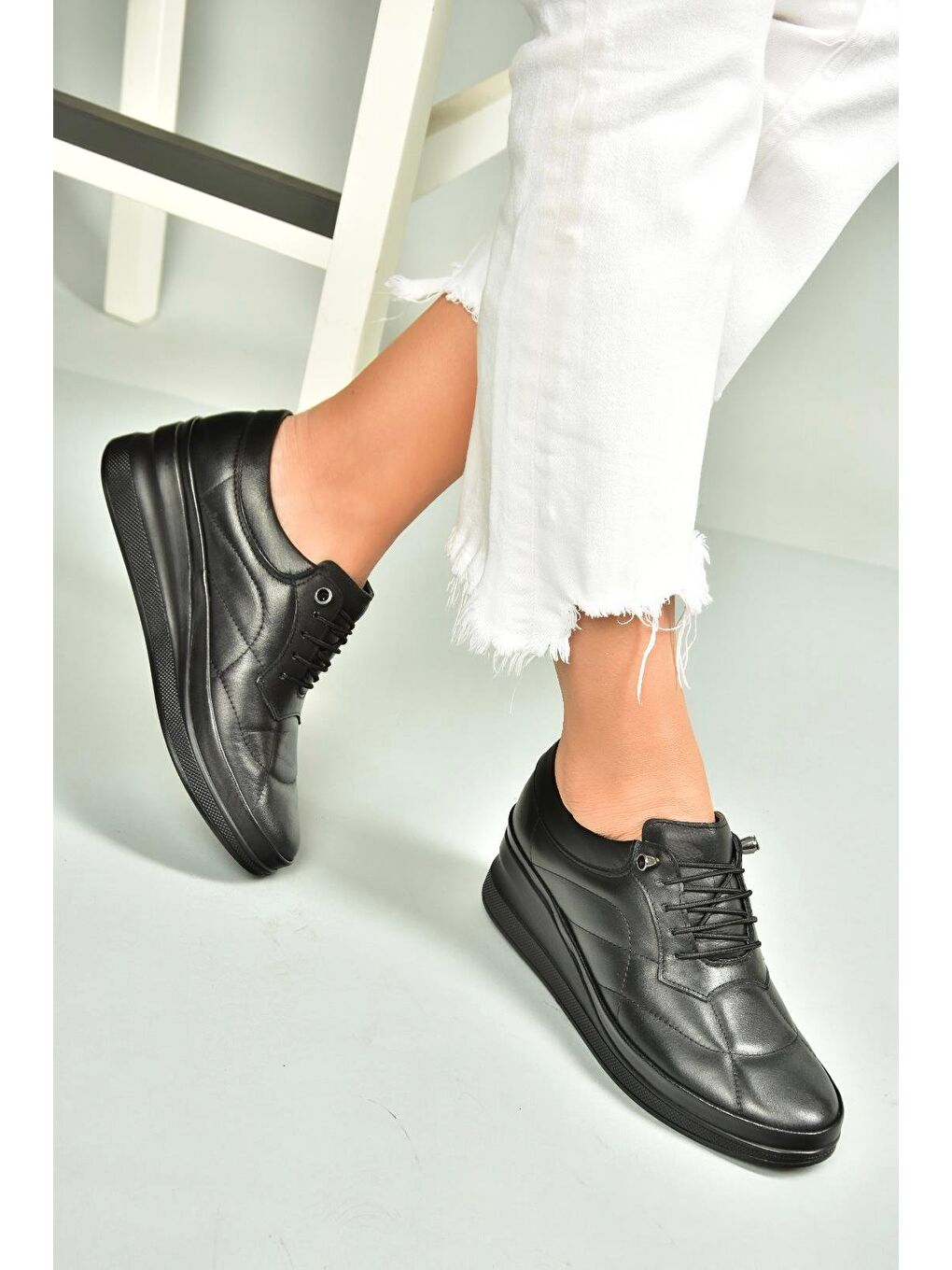 Siyah Kadın Ayakkabı U5553013-2