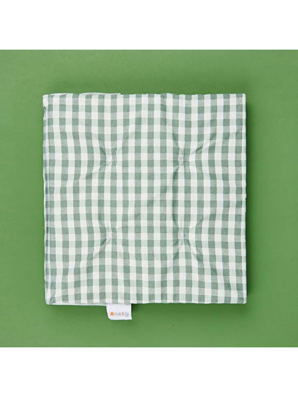Evidea Soft Guarda Sandalye Minderi - Yeşil - 38x38 cm
