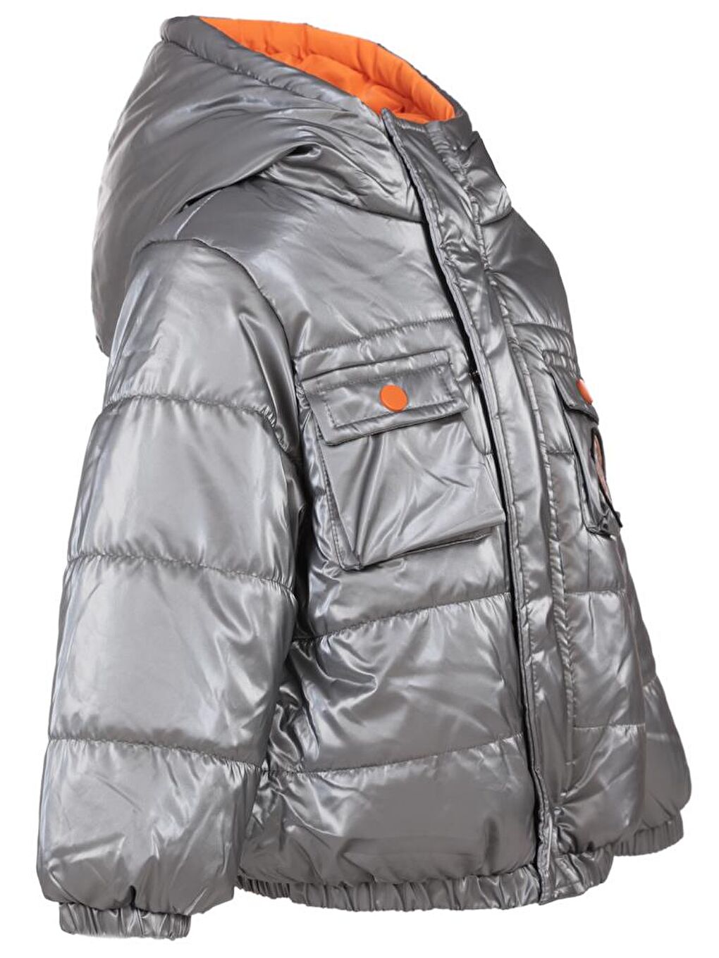 Boys Astronot Baskılı 2-5 Yaş Mont - Gri 4-5 Yaş-8