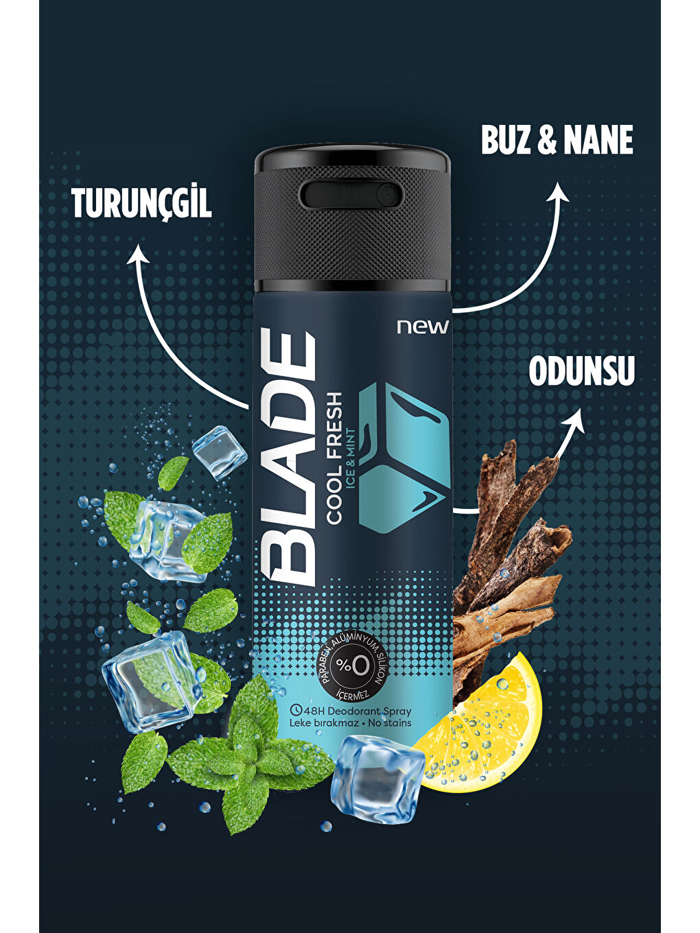 Blade Beyaz Cool Fresh Deodorant 6x150ml - 4