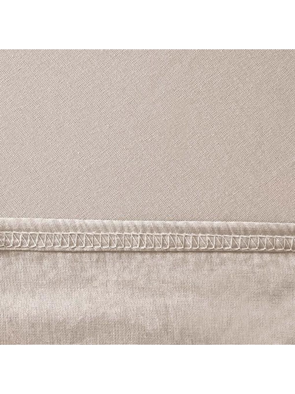 Soft Çift Kişilik Lastikli Çarşaf - Bej - 160x200 cm-1