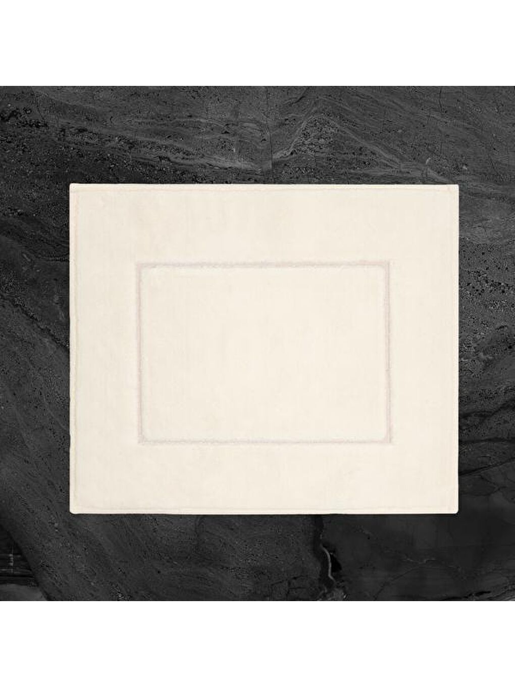 Evidea Soft Pete 2'li Banyo Paspası - Beyaz - 60x100 cm + 50x60 cm - 1