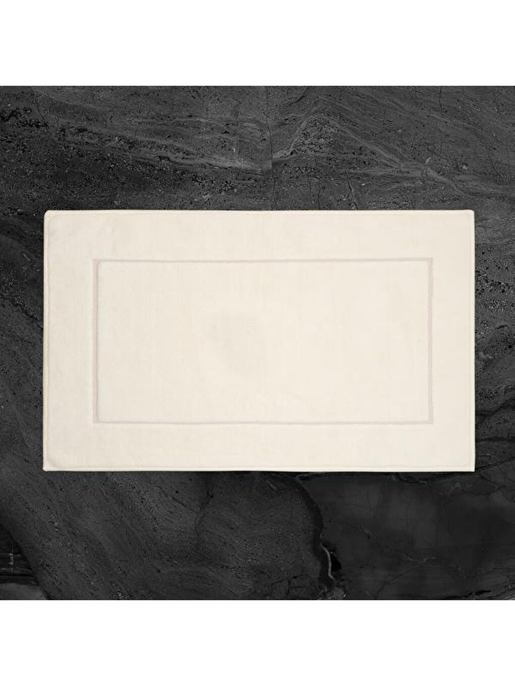 Evidea Soft Pete 2'li Banyo Paspası - Beyaz - 60x100 cm + 50x60 cm - 2