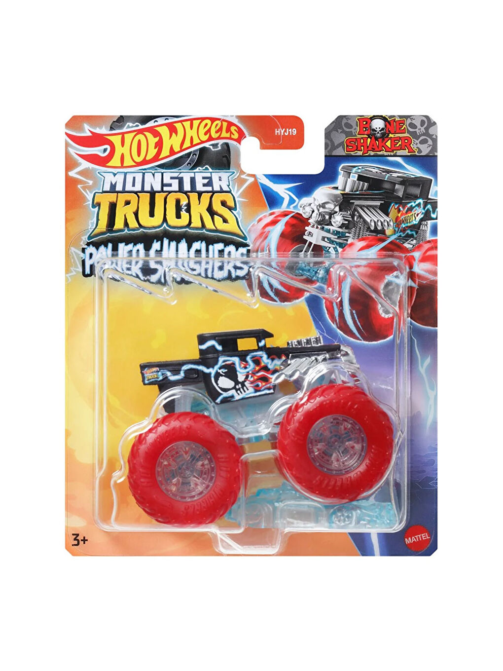 Hot Wheels Renksiz Monster Trucks Power Smashers 1:64 Arabalar HYJ19