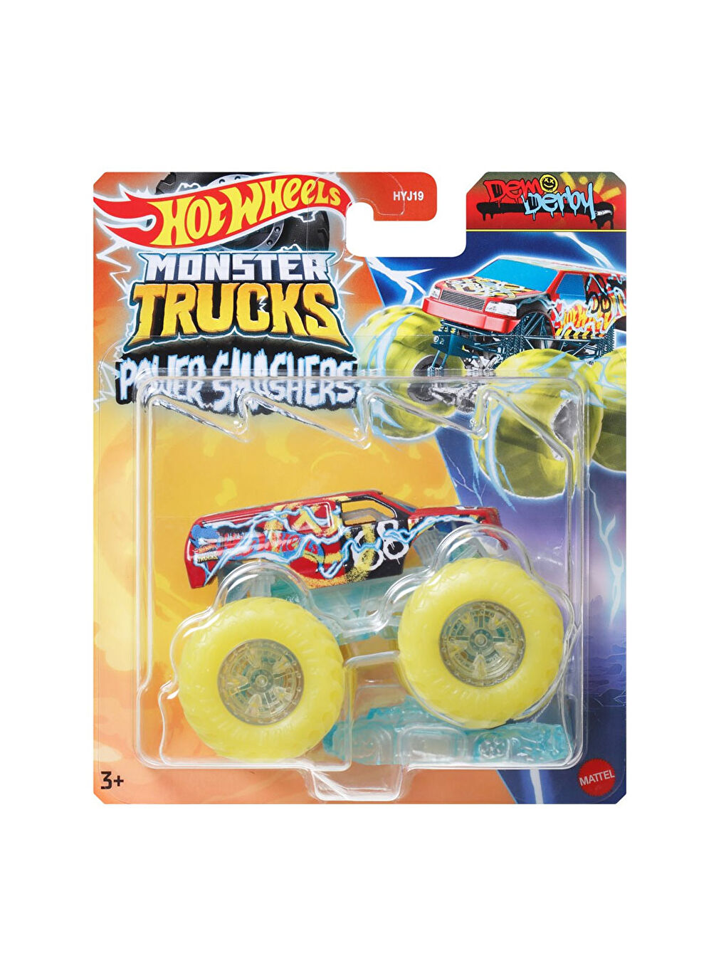 Hot Wheels Renksiz Monster Trucks Power Smashers 1:64 Arabalar HYJ19 - 2