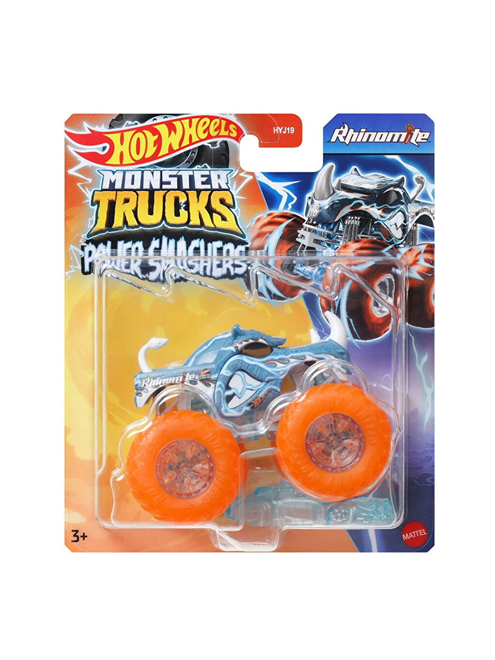 Hot Wheels Renksiz Monster Trucks Power Smashers 1:64 Arabalar HYJ19 - 5