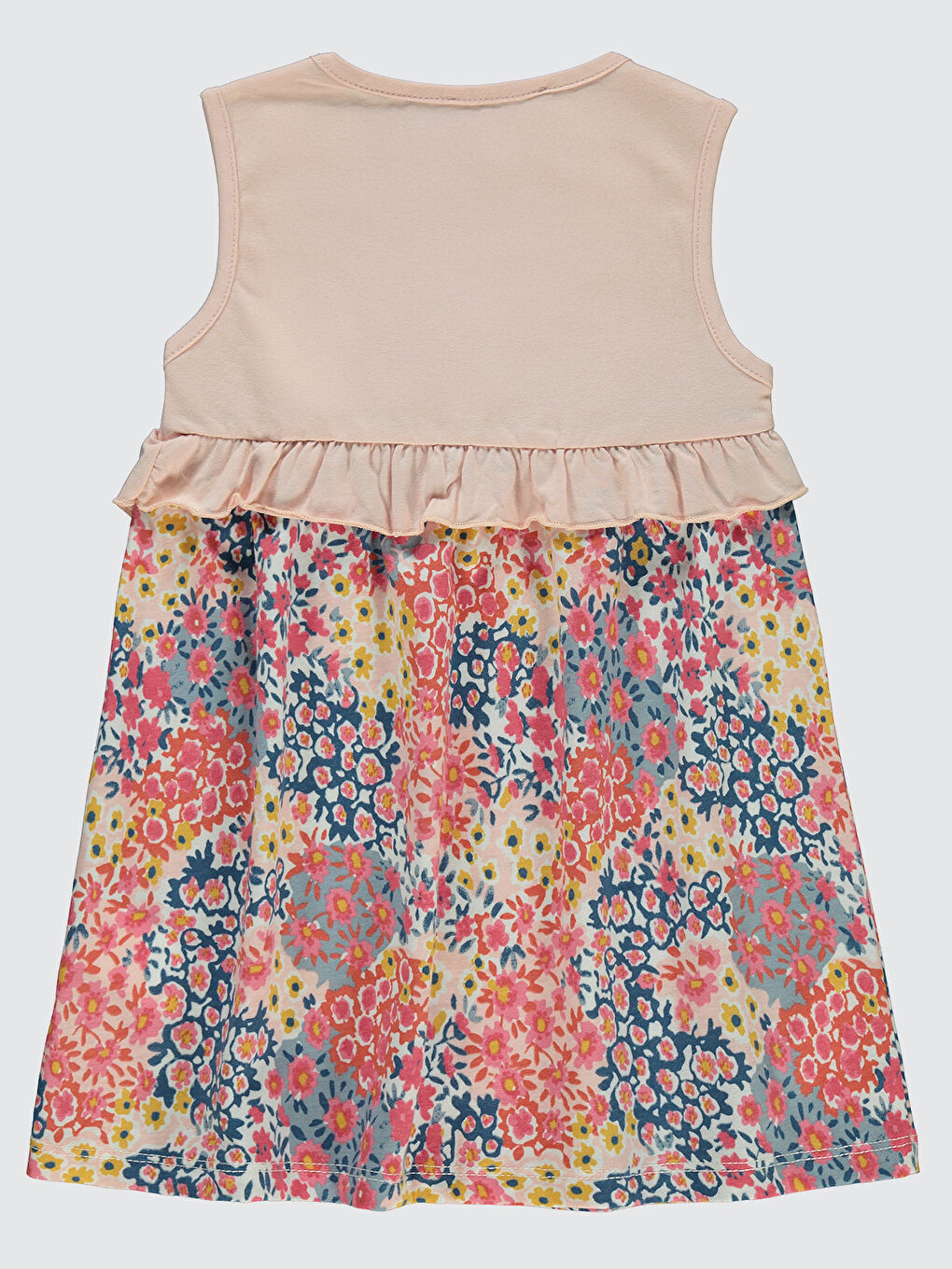 Pembe Girls Kız Çocuk Elbise 2-5 Yaş Pudra-1