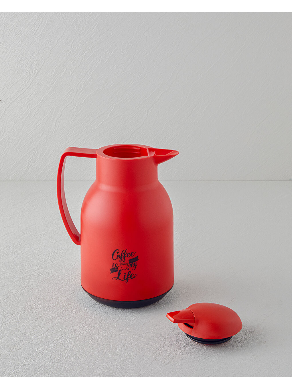 Good Mood Leora PP – Cam Termos 1L Kırmızı-1