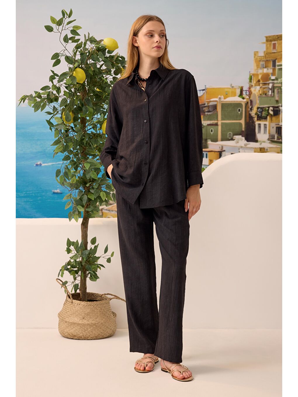 Rahat Kesim Basic Takım Siyah