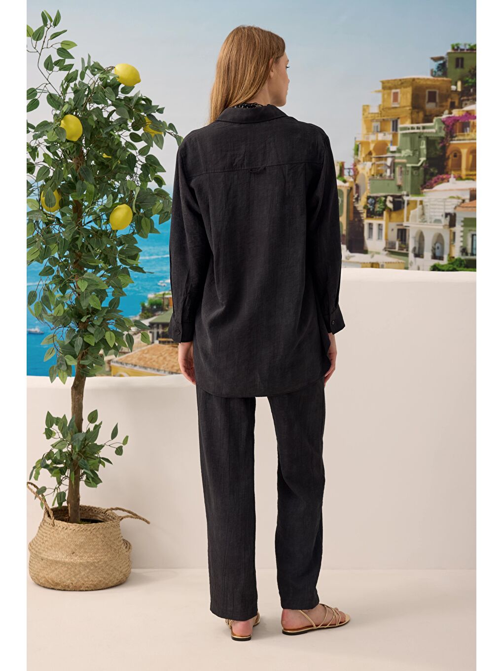 Rahat Kesim Basic Takım Siyah-2