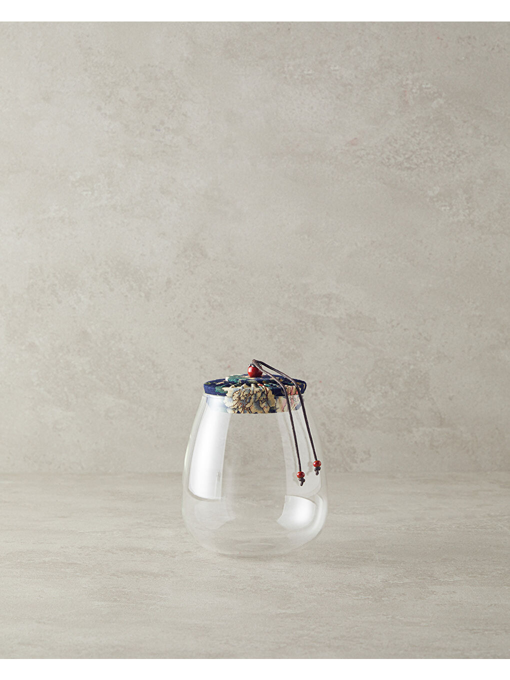 Vintage Borosilikat Kavanoz Lacivert