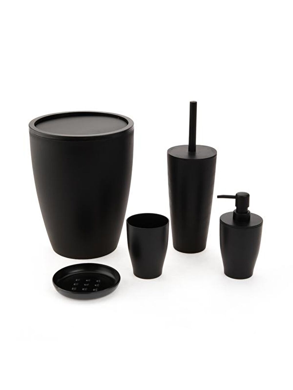 Pure 5'li Banyo Seti - Siyah-4