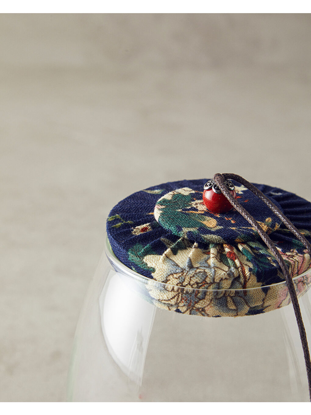 Vintage Borosilikat Kavanoz Lacivert-2