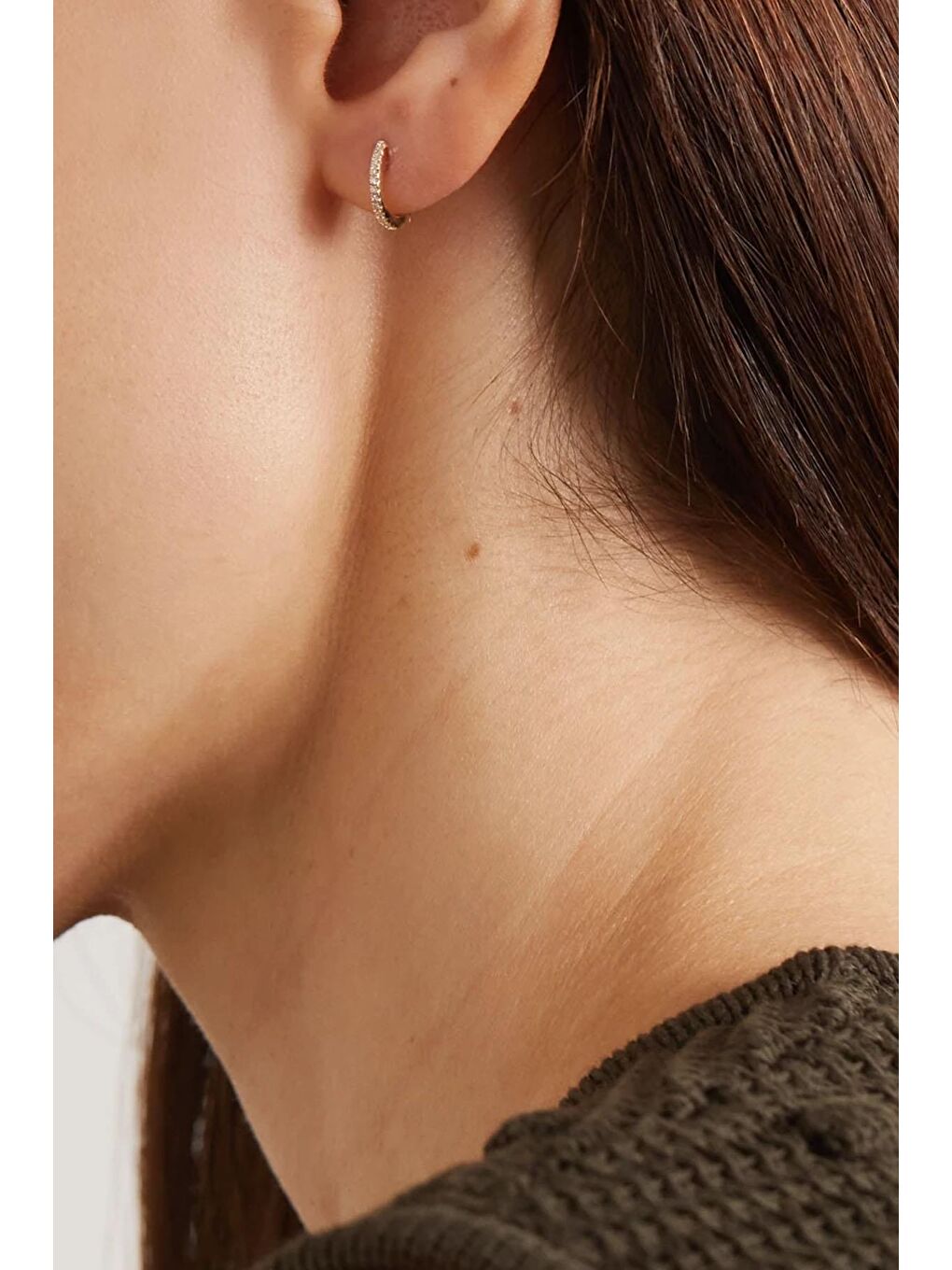 Sarı Mix Match Çoklu Kombin Taşlı Altın Kaplama Halka Küpe-1