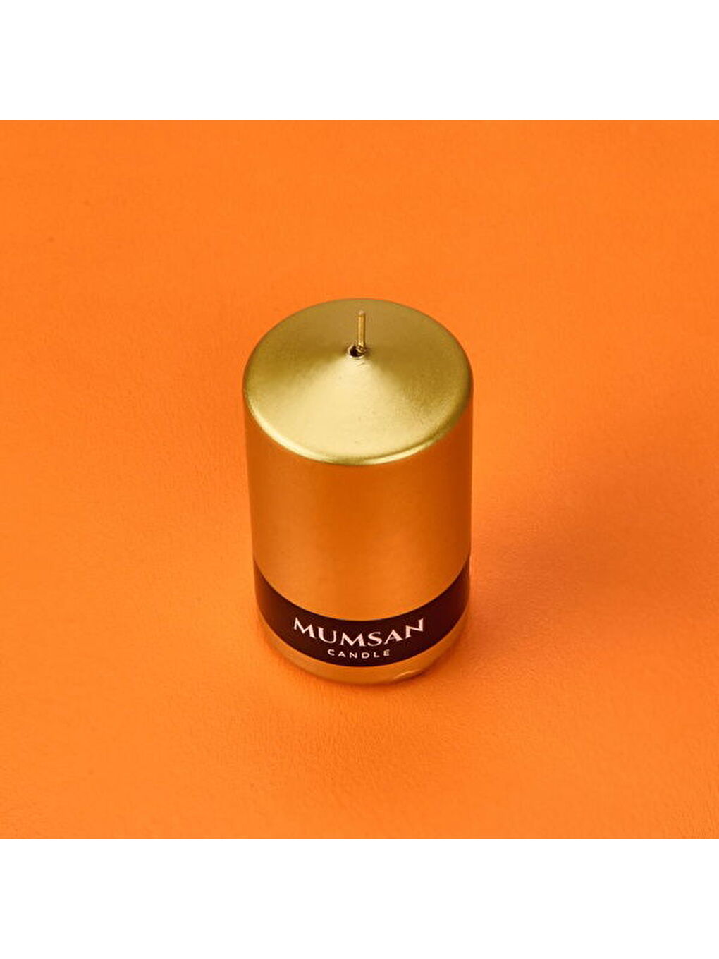 Sarı Baton Mum - Metalik Gold – 6x10 cm-1