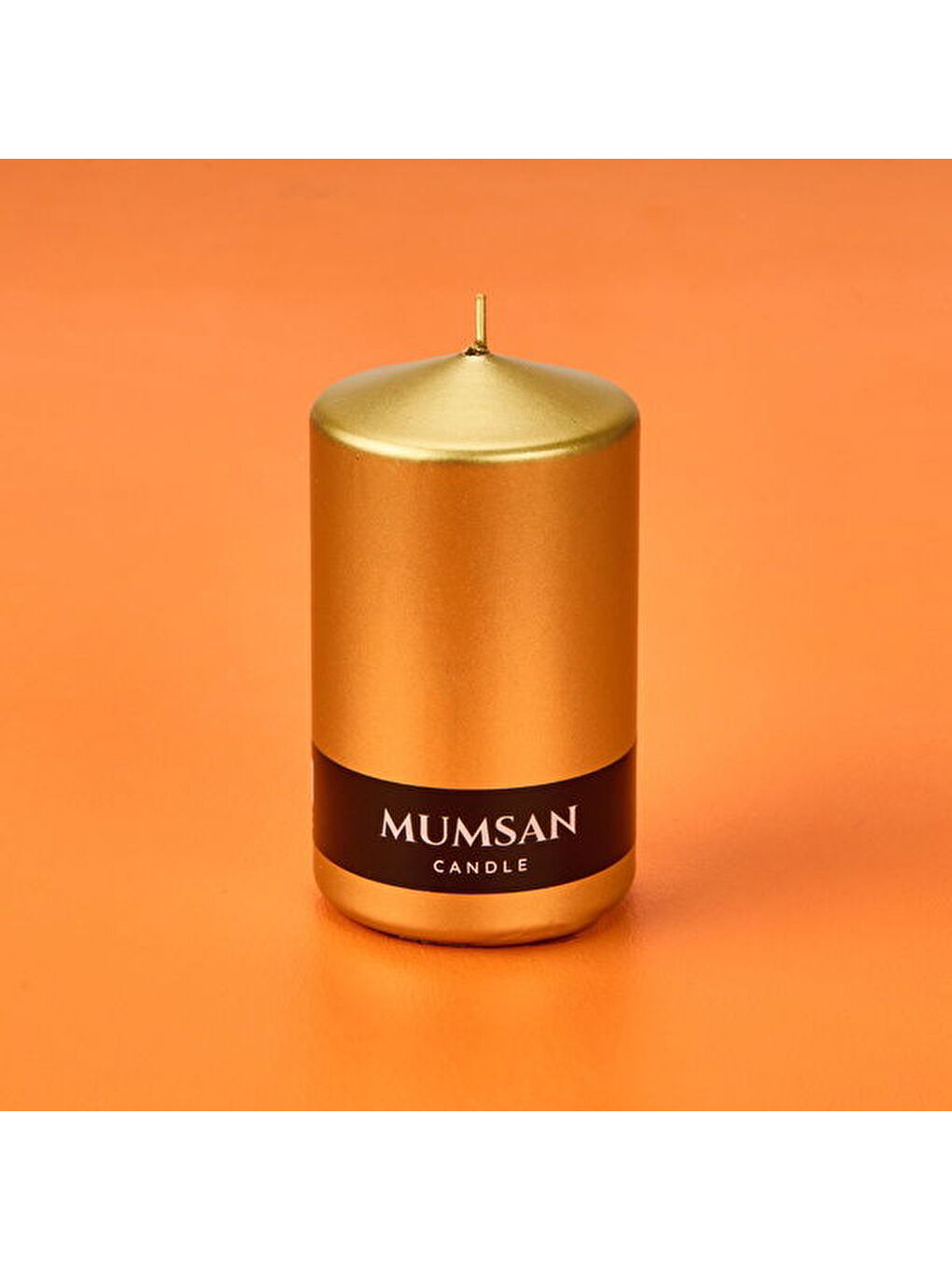 Sarı Baton Mum - Metalik Gold – 6x10 cm-2