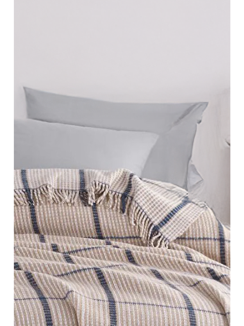 Battaniye Pamuklu Tek Kişilik Warm Soft Bej-2