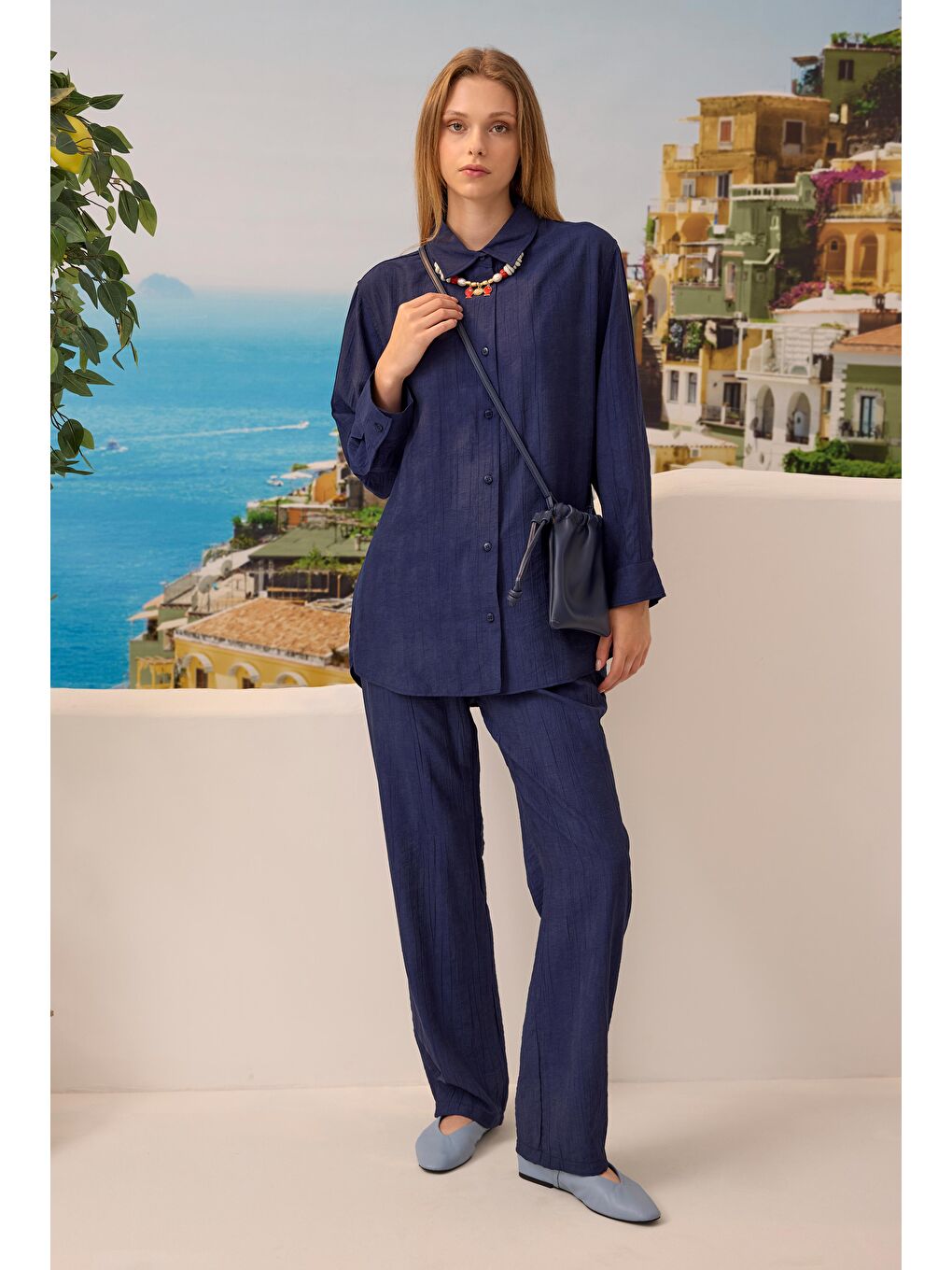 Rahat Kesim Basic Takım Lacivert-3