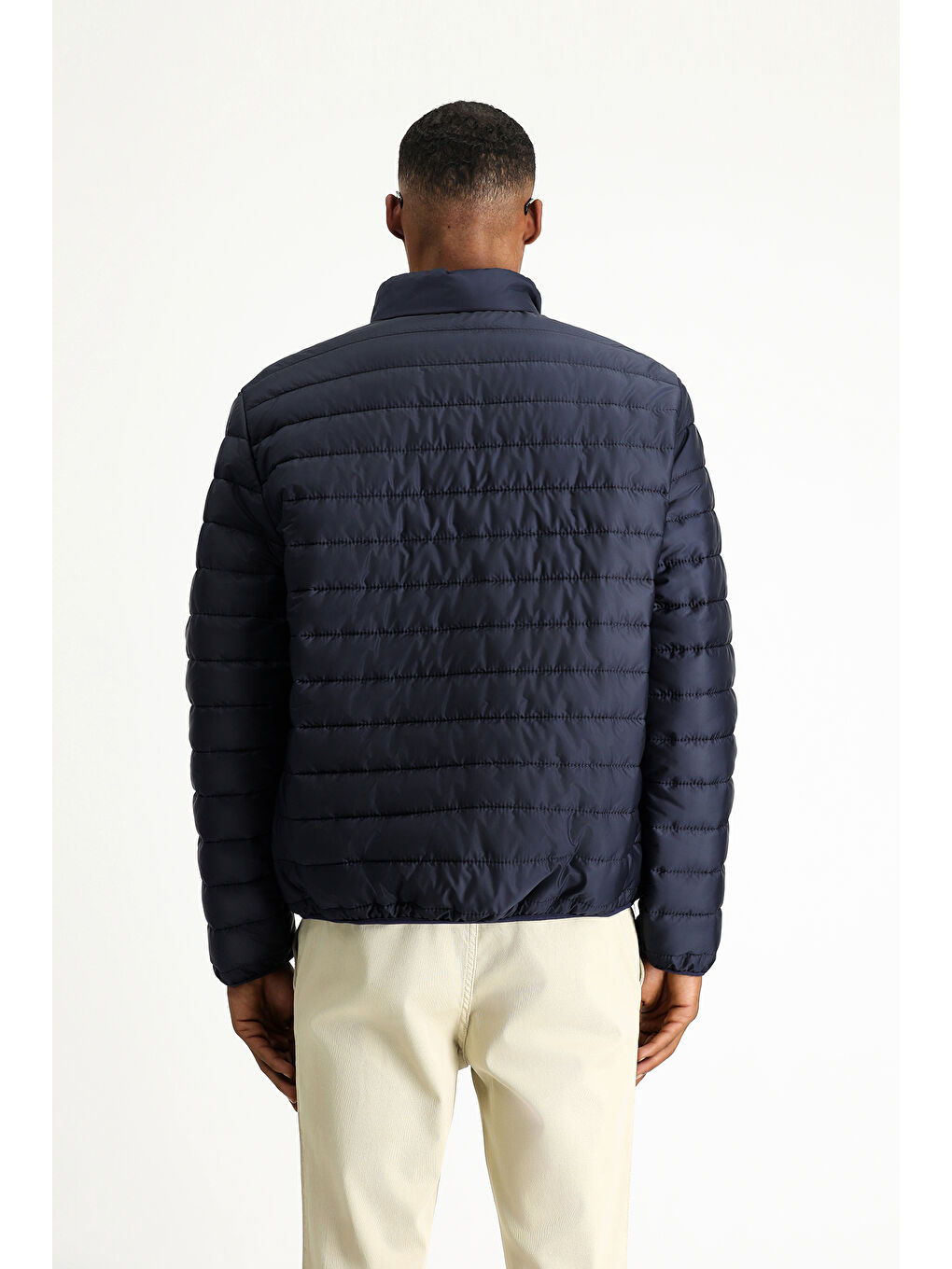 Lacivert Kapitone Spor Mont-3