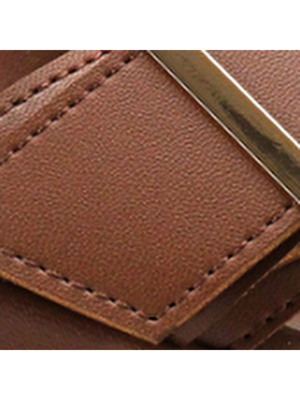 Kahverengi Kristi Dolgu Topuk Parmak Arası Terlik Kadın-6