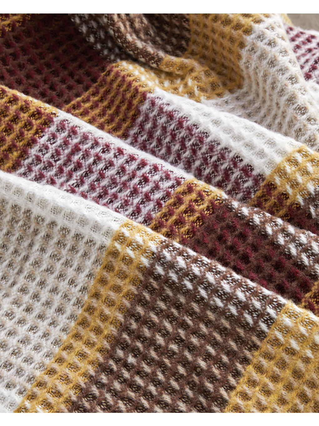 Beyaz Olive Koltuk Şalı 130x170 cm Multicolor-2