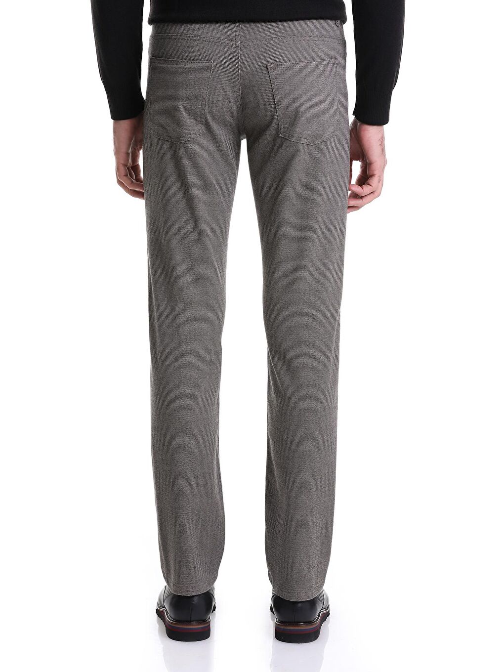 Bej Vizon Regular Fit Düz 5 Cep Pamuklu Jean Pantolon-4