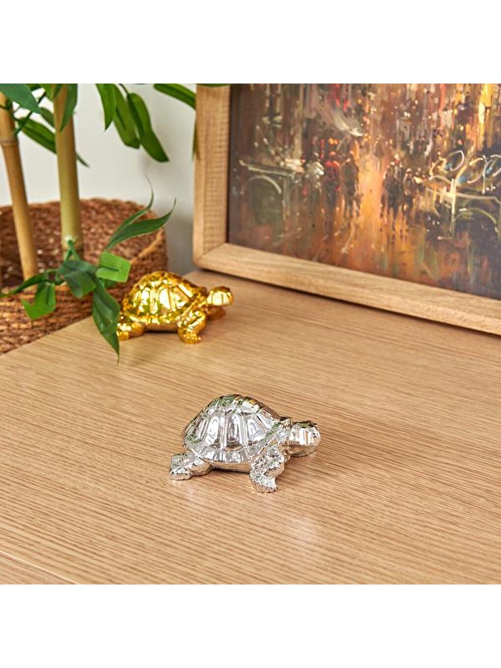 Gri Metalik Kaplumbağa - Krom