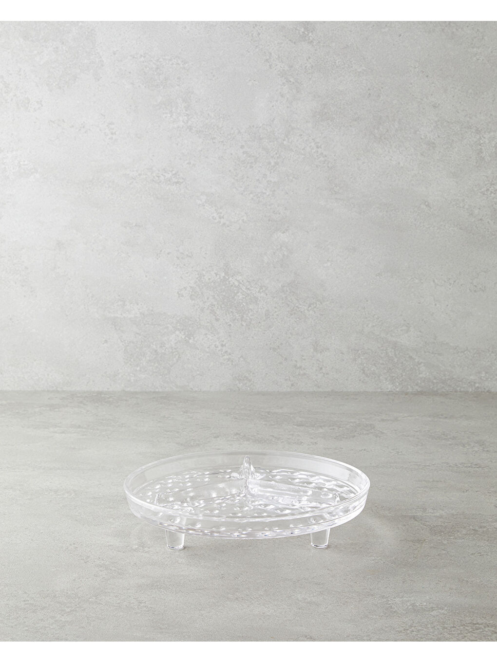 Renksiz Bubble Cam 3 Bölmeli Sunumluk 22x5 cm Şeffaf