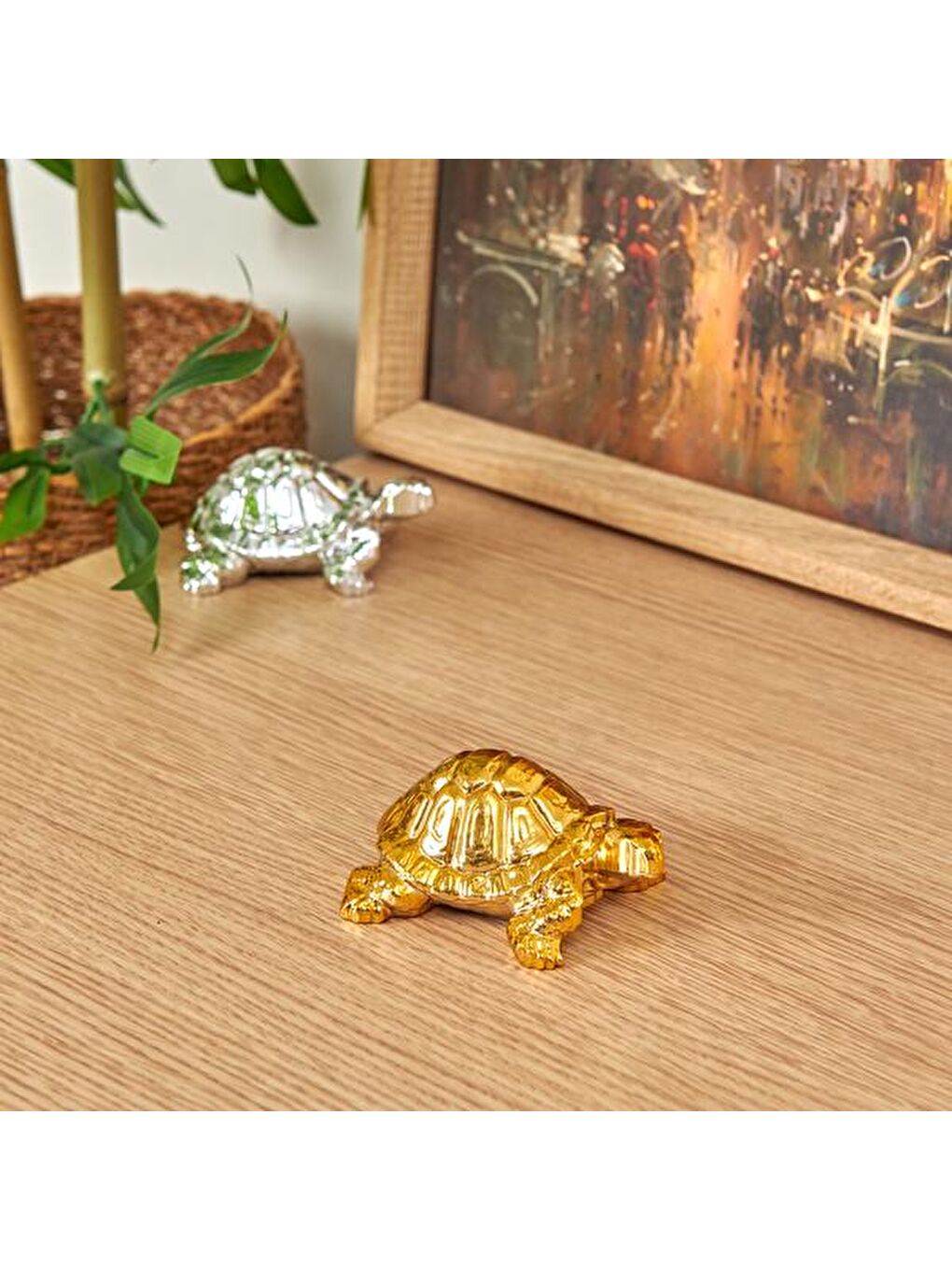 Sarı Metalik Kaplumbağa - Gold