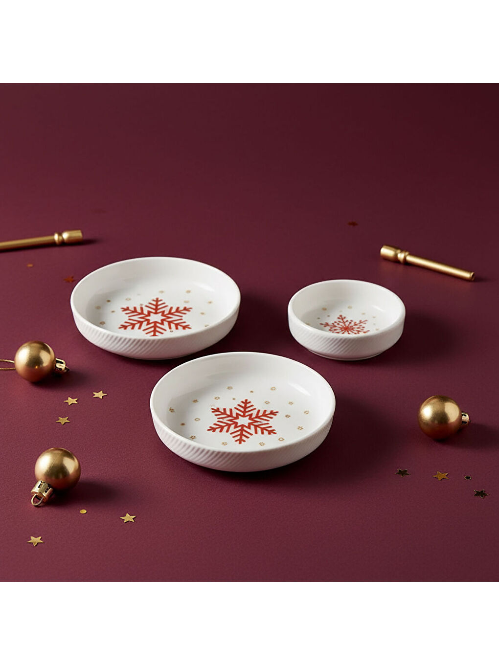 Ekru Diyar 3 Parça Bone Çerezlik - Kartanesi-2