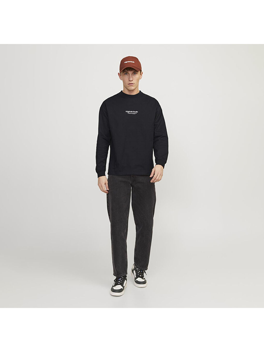 Vesterbro Erkek Siyah Bisiklet Yaka Tişört-1