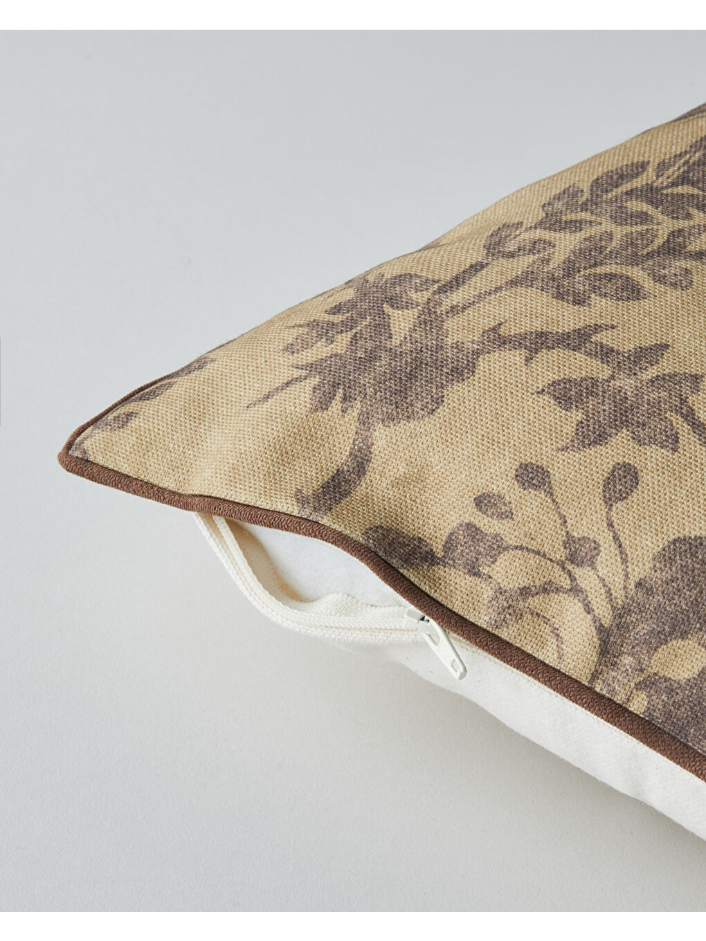 Kahverengi Sacha Kırlent Kılıfı 45x45 cm Kahve-1