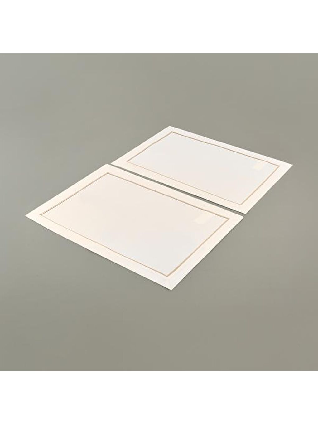 Soft Farsund 2'li Amerikan Servis - Beyaz - 35x50 cm-2