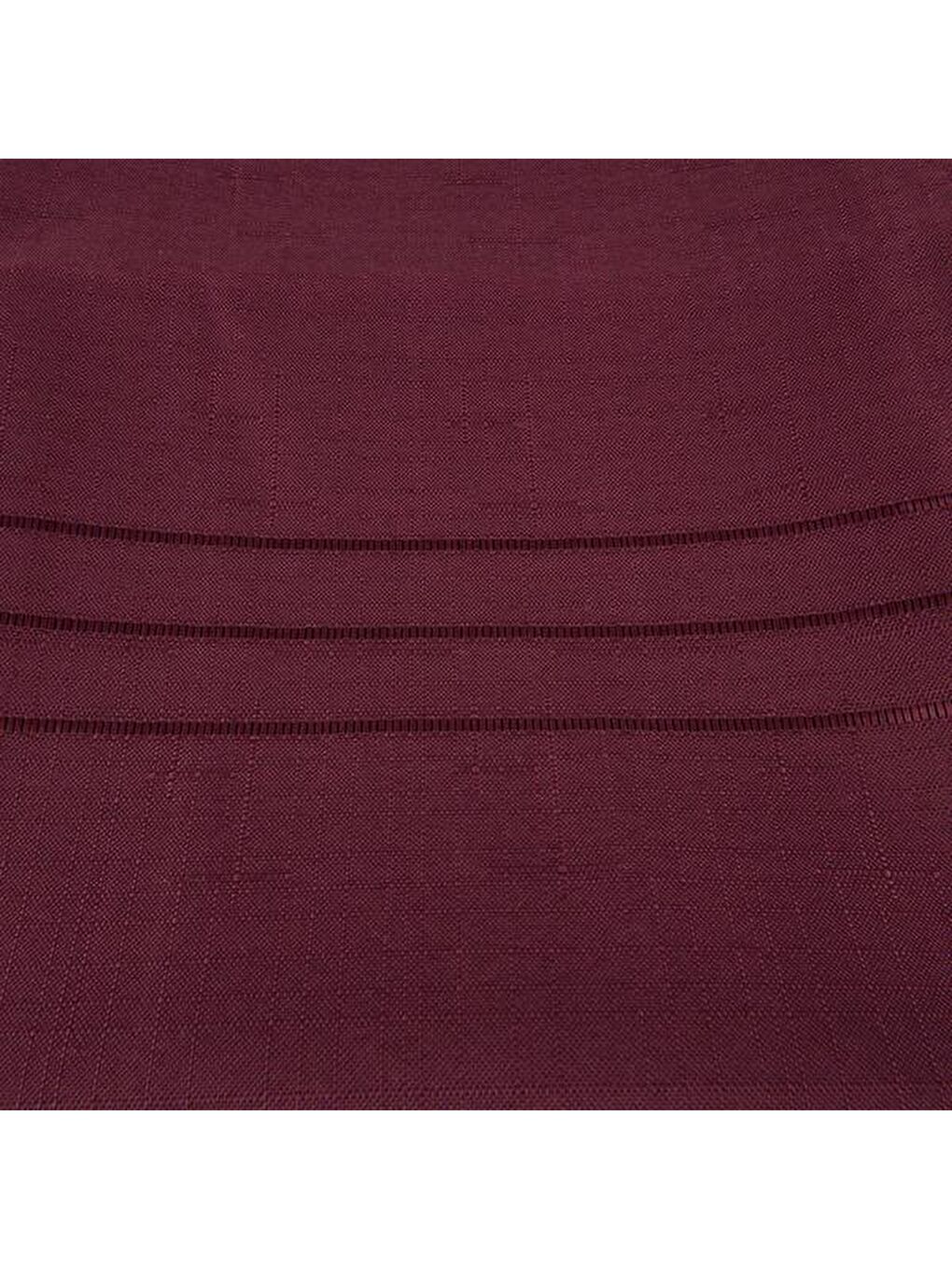 Soft Jakarlı Dokuma Masa Örtüsü - Mürdüm - 160x220 cm-1