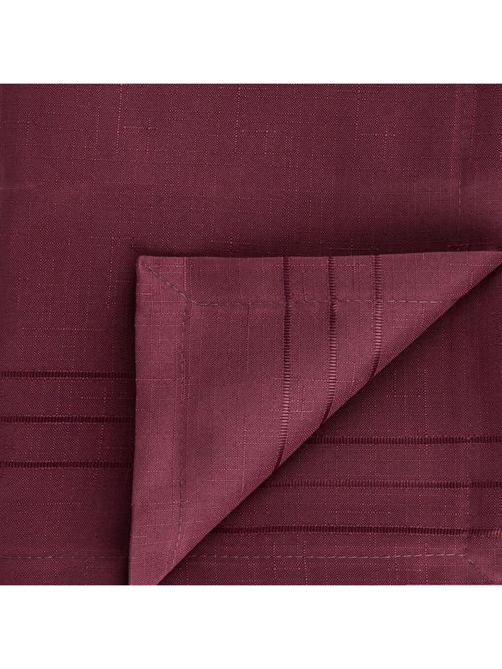 Soft Jakarlı Dokuma Masa Örtüsü - Mürdüm - 160x220 cm-2