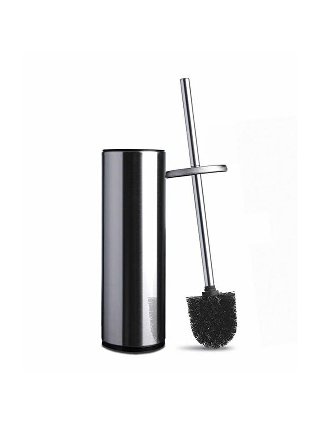 Ekru Cigo Paslanmaz Çelik Tuvalet Fırçası - Krom-1