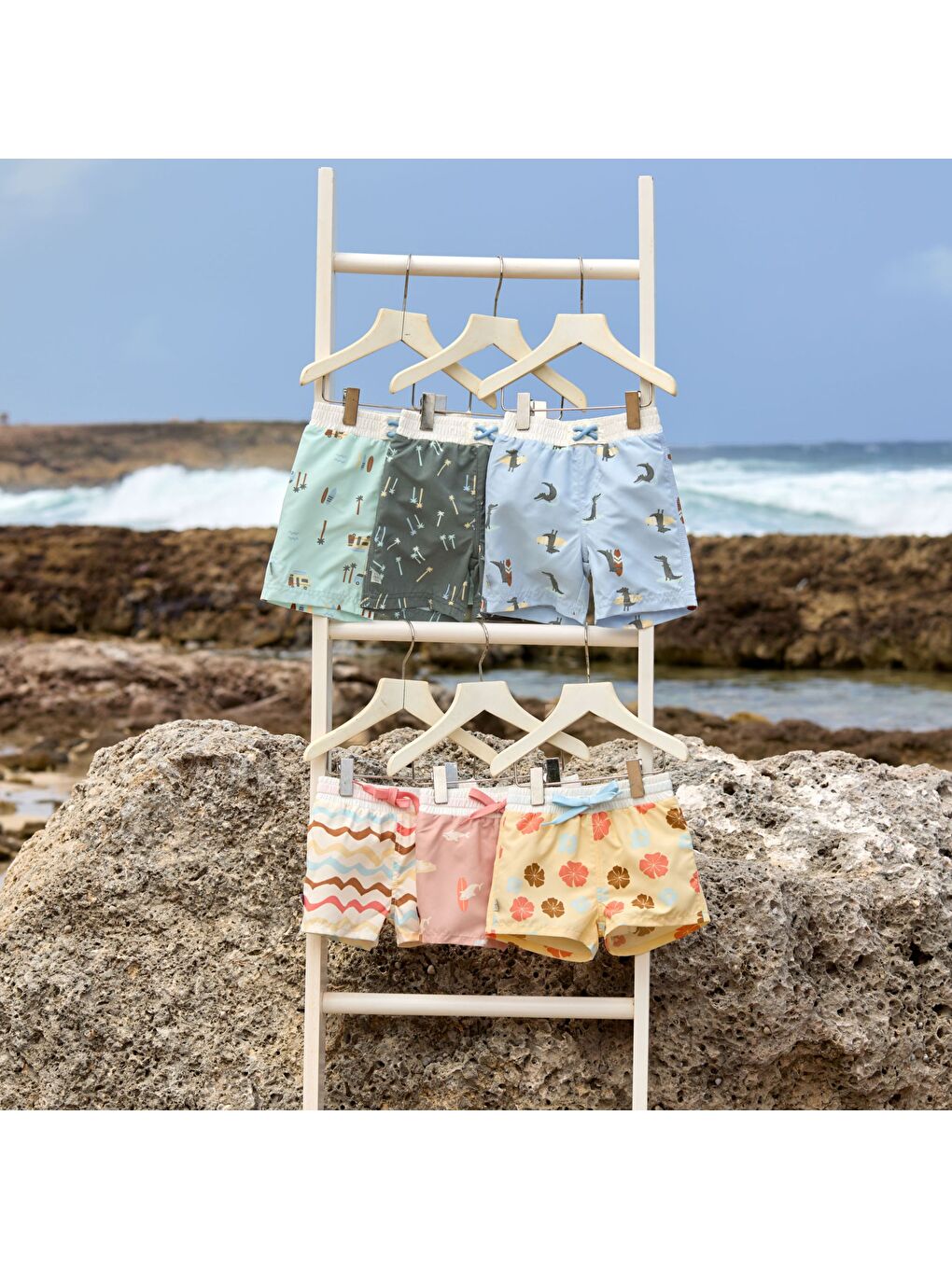 Mavi Crocodile UV Korumalı Mayo Şort Sky Blue-7