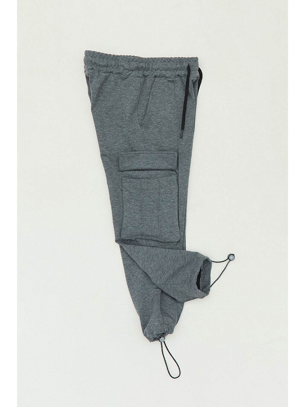 Antrasit Cebi Armalı Paçası Stoperli Erkek Çocuk Eşofman Altı-1