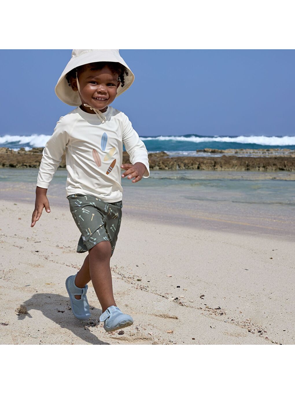 Yeşil Palms UV Korumalı Mayo Şort Deep Olive-4