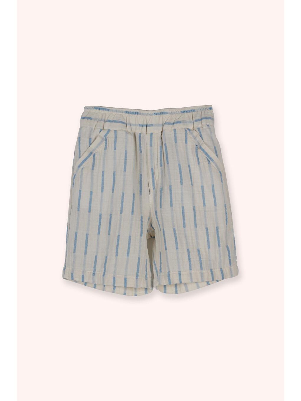 Erkek Çocuk Müslin Şort Bej