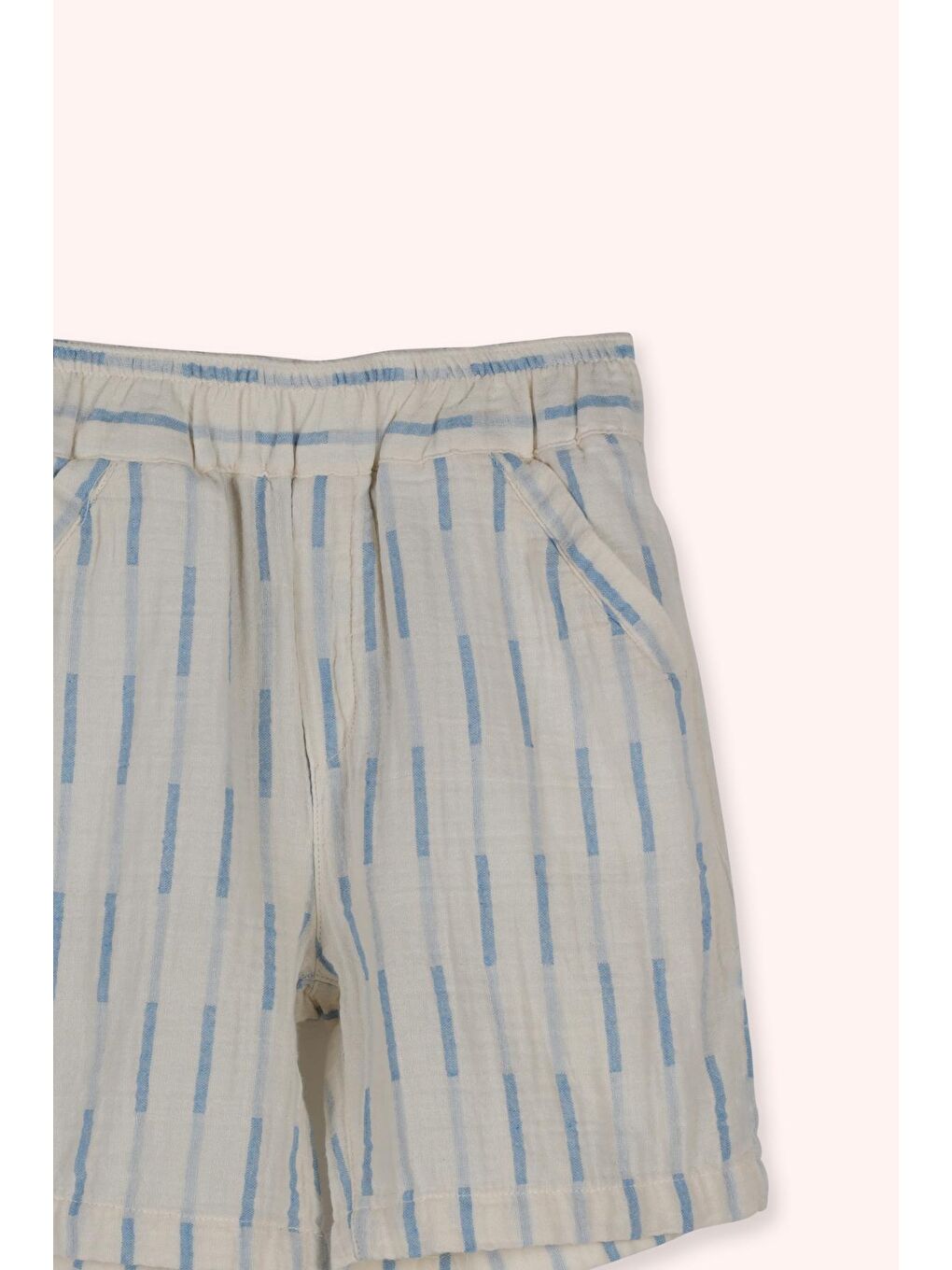 Erkek Çocuk Müslin Şort Bej-2