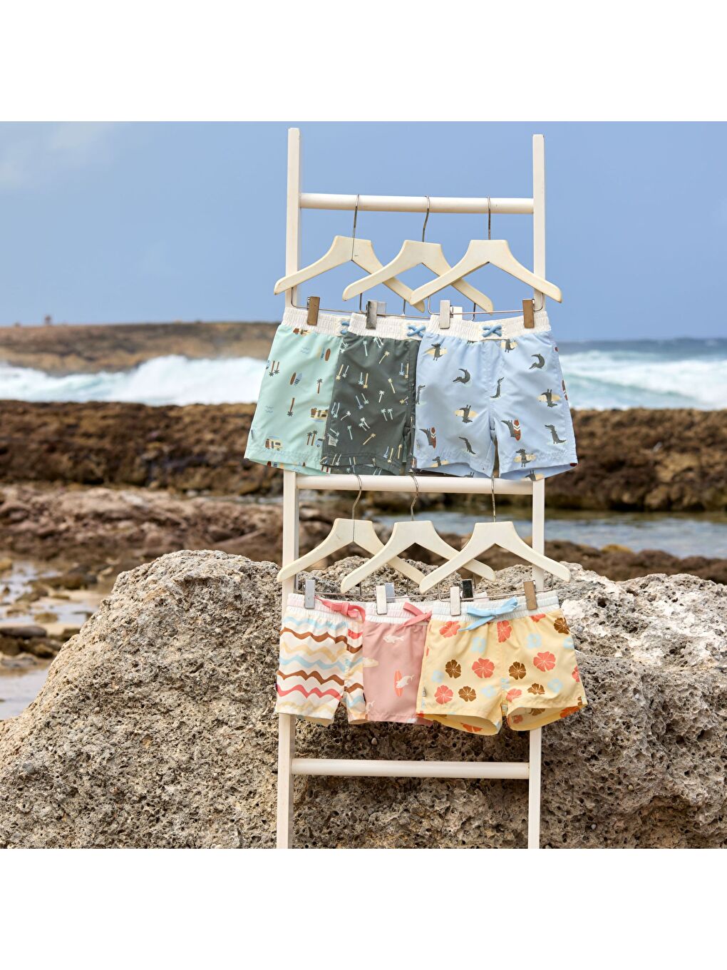 Yeşil Palms UV Korumalı Mayo Şort Deep Olive-6