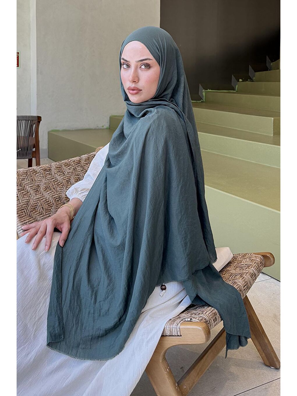 Organic Premium Şal Haki