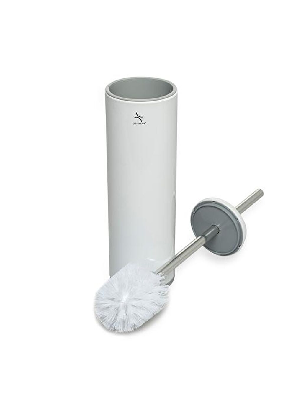 Cigo Paslanmaz Çelik Tuvalet Fırçası - Beyaz-2