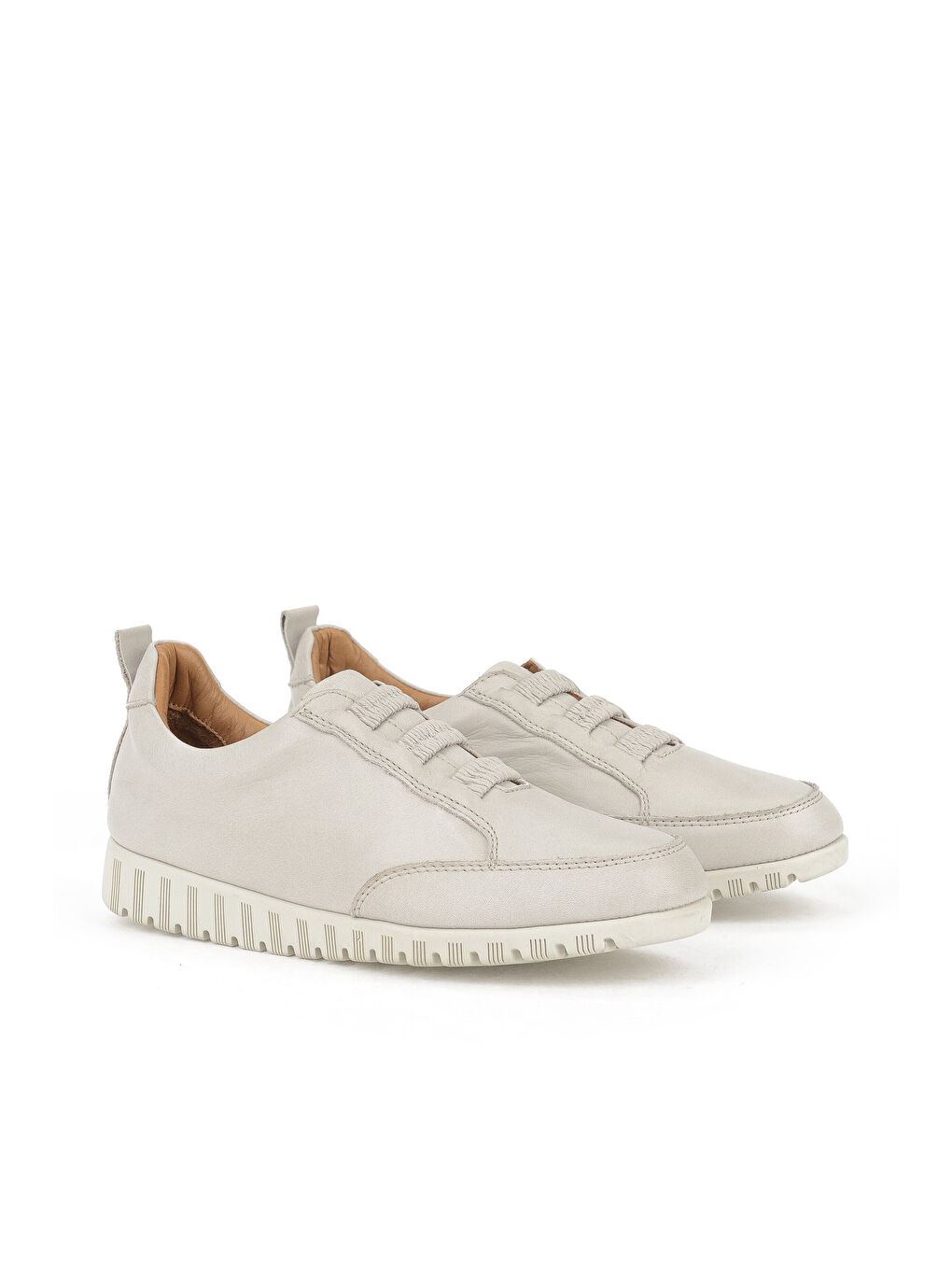 Gri Kadın Hakiki Deri Ayakkabı 1531050Z26144006K Silver-1